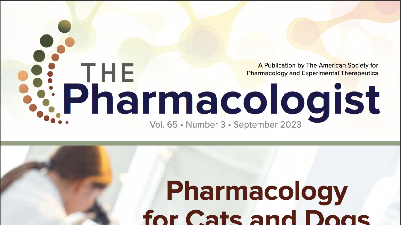 Cover of the journal The Pharmacologist September 2023